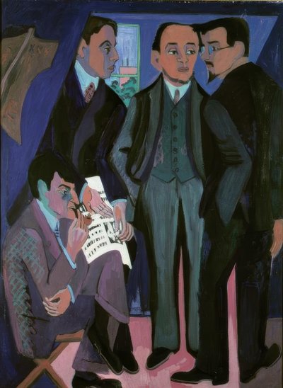 Et kunstnerfællesskab af Ernst Ludwig Kirchner