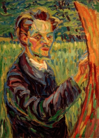 Erich Heckel af Ernst Ludwig Kirchner