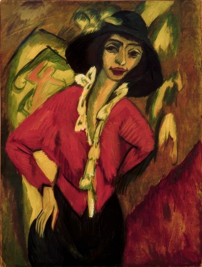 Kvindehoved, Gerda af Ernst Ludwig Kirchner