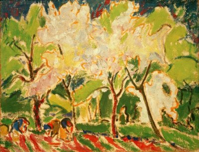Forårslandskab af Ernst Ludwig Kirchner