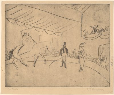 Hippodrome af Ernst Ludwig Kirchner