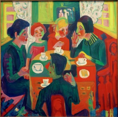 Kaffebord af Ernst Ludwig Kirchner
