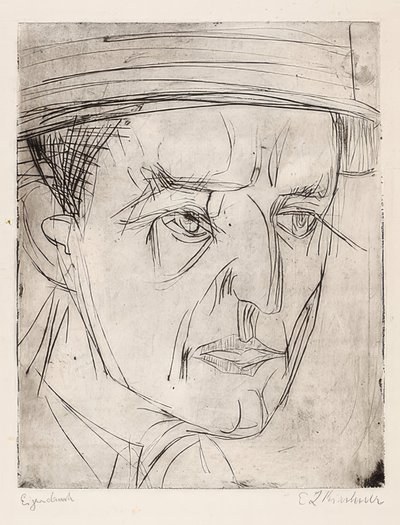 Leder Dr. Grisebach. 1920 af Ernst Ludwig Kirchner