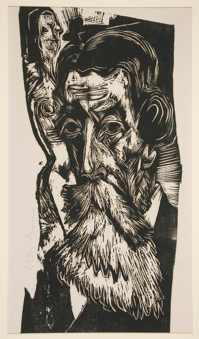 Leder af Ludwig Schames (Portræt af Ludwig Schames) af Ernst Ludwig Kirchner