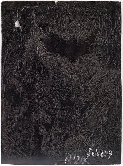 Fyrtårn i det grønne, Fehmarn/Waldstraße Königstein med postvogn af Ernst Ludwig Kirchner