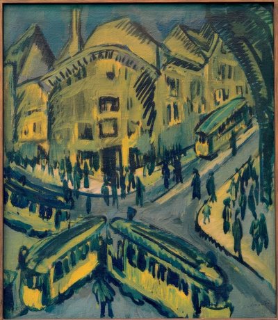 Nollendorfplatz af Ernst Ludwig Kirchner