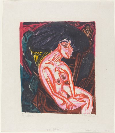 Peter Schlemihls vidunderlige historie: Den elskede af Ernst Ludwig Kirchner