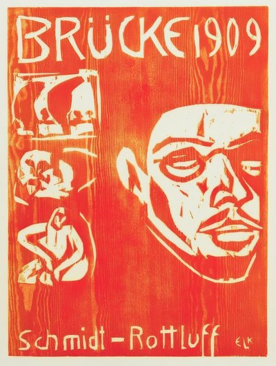 Portræt Schmidt-Rottluff af Ernst Ludwig Kirchner