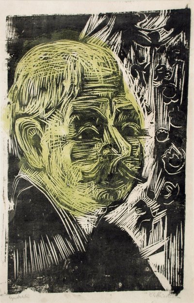 Portræt af Dr. Spengler, 1919 af Ernst Ludwig Kirchner