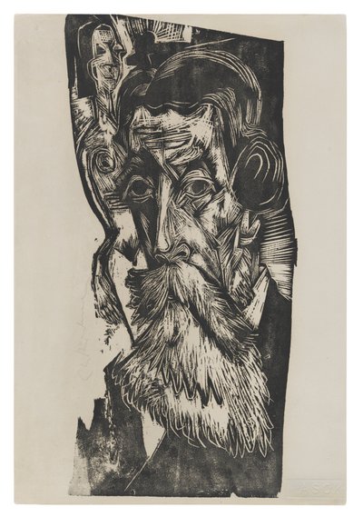 Portræt af Ludwig Schames af Ernst Ludwig Kirchner