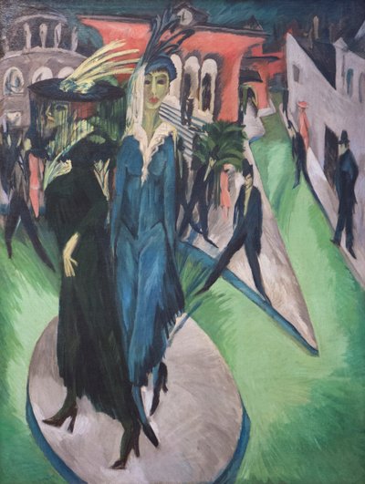 Potsdamer Platz af Ernst Ludwig Kirchner