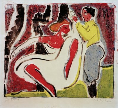Russisk danserpar af Ernst Ludwig Kirchner
