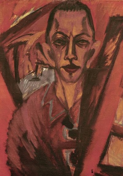 Selvportræt af Ernst Ludwig Kirchner