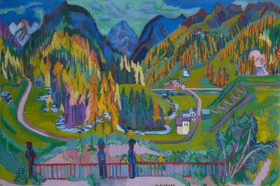 Sertigtal om efteråret. 1925-26 af Ernst Ludwig Kirchner