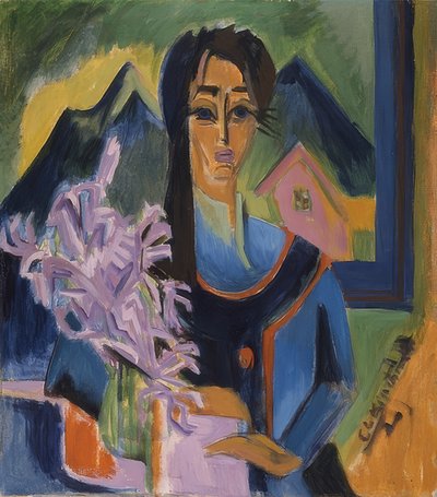 søndag i Alperne. 1922 af Ernst Ludwig Kirchner
