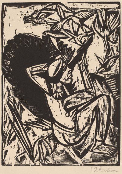 Mågejægeren af Ernst Ludwig Kirchner