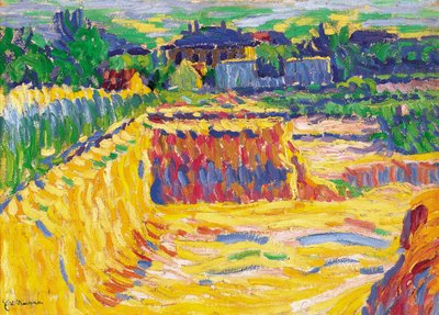 Lemmergraven, ca. 1906 af Ernst Ludwig Kirchner