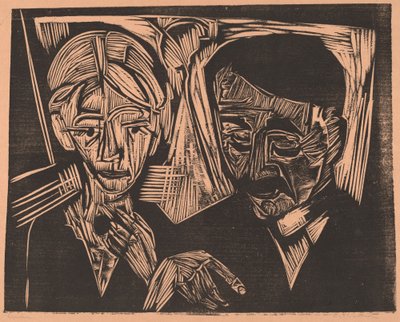 Ægteparret Müller af Ernst Ludwig Kirchner