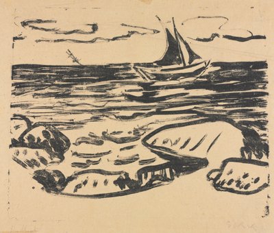 Havet nær Staberhuk af Ernst Ludwig Kirchner