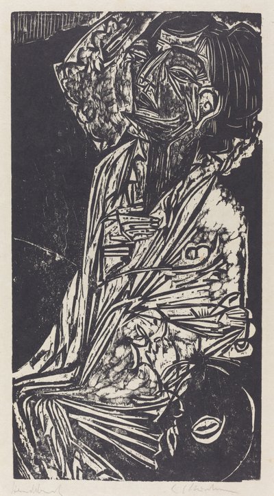 Professor Goldsteins hustru af Ernst Ludwig Kirchner