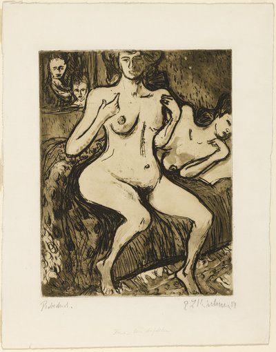 To søstre af Ernst Ludwig Kirchner