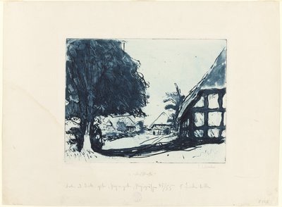 Landsbygade af Ernst Ludwig Kirchner