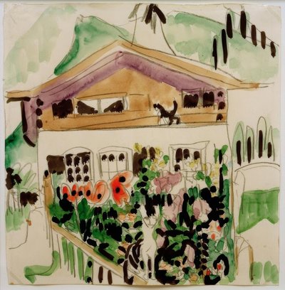 Wildbodenhaus af Ernst Ludwig Kirchner