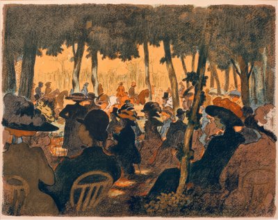 Folk i parken af Ernst Matthes