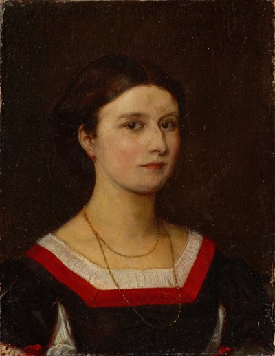 Portræt af Luise Bachofen-Burckhardt af Ernst Stückelberg
