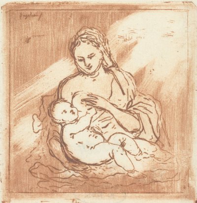 Maria ammer Kristus af Ernst Willem Jan Bagelaar
