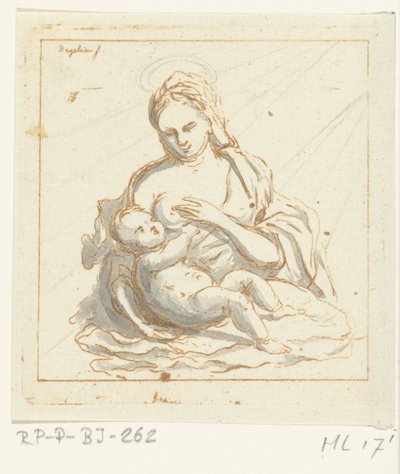 Maria ammer Kristus af Ernst Willem Jan Bagelaar