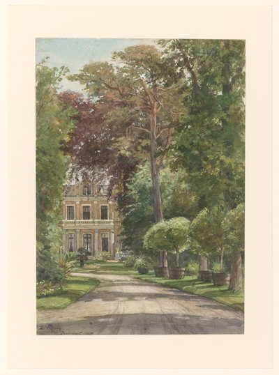 Det ydre Spaarnhout af Ernst Witkamp (signed by artist)