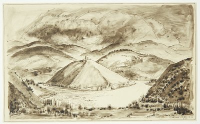 Italiensk landskab af Ernst Zeuthen