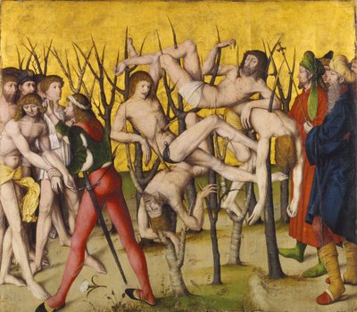 Martyrium der 10.000 Ritter af Erster Zürcher Nelkenmeister