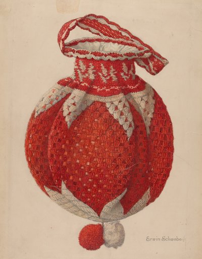 Hæklet håndtaske af Erwin Schwabe
