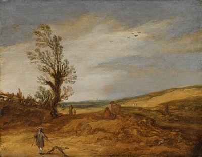 En udsigt i klitterne af Esaias I van de Velde