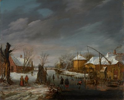 Vinterscene af Esaias I van de Velde