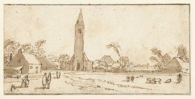 Udsigt over Spaarnwoude af Esaias van de Velde