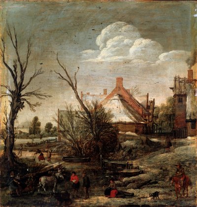Vinter, 1600-tallet af Esaias van de Velde