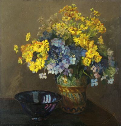 Blå og guld af Esther Barbara Nicloux Kerr