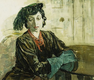 Grøn fjer og grønne handsker af Ethel Gabain