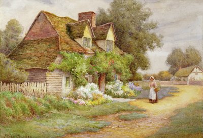 Udenfor hytten af Ethel Hughes
