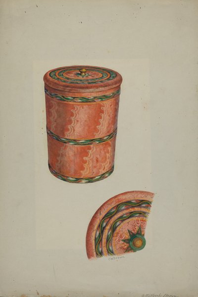 Pa. Tysk Sukkerkar af Ethelbert Brown