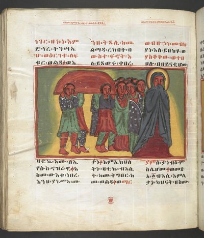 Eller. 607 f179v, Scene fra Jomfru Marias liv, fra 