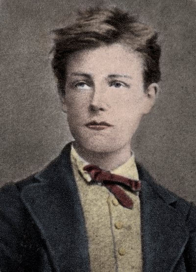 Arthur Rimbaud, fransk digter og eventyrer - Portræt af Arthur Rimbaud (1859 - 1891) er 17 år gammel. Foto af Carjat. af Etienne (after) Carjat