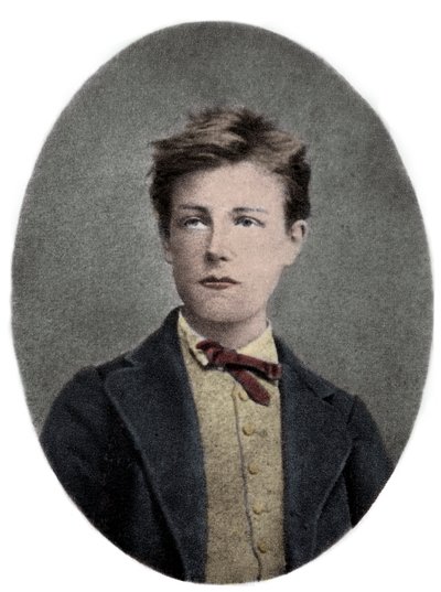 Arthur Rimbaud, fransk digter og eventyrer - Portræt af Arthur Rimbaud (1859 - 1891) er 17 år gammel. Foto af Carjat. af Etienne (after) Carjat