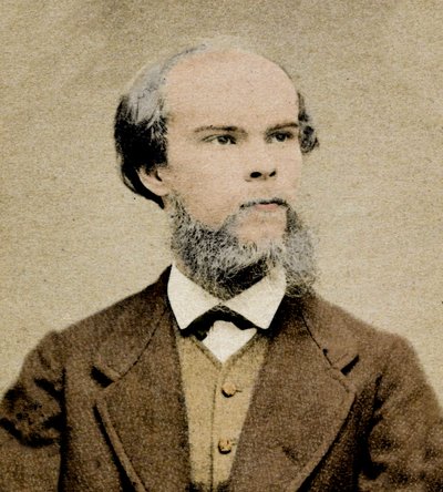 Portræt af Paul Verlaine (1844-1896) efter Carjat 1870 af Etienne (after) Carjat