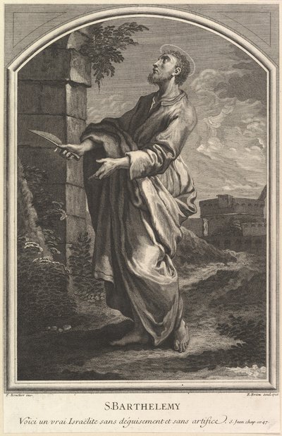 Saint Bartholomew, 1726. af Etienne Brion