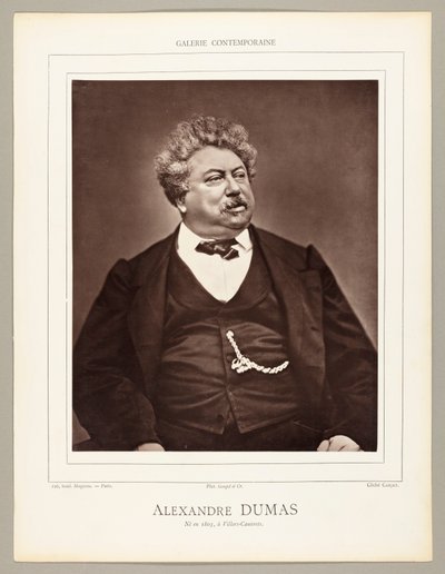 Alexandre Dumas (fransk romanforfatter og dramatiker, 1802-1870) af Etienne Carjat