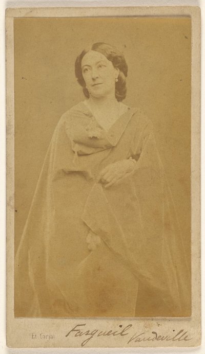 Anais Fargueil, Vaudeville af Etienne Carjat